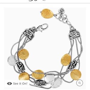 Brighton Gold and Silver Multi-Strand Bracelet